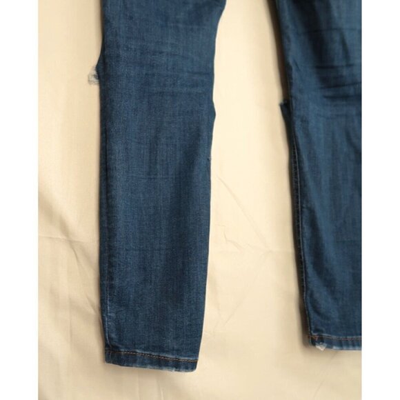 Free People Skinny Jeans Dark Wash Distressed Stretch Urban Outfitters Size 27 - Picture 7 of 11